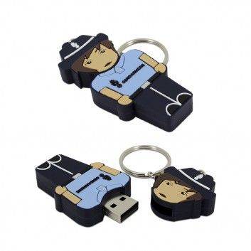 Miniature 5 pour Cle USB People PVC