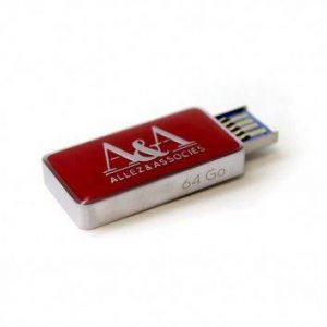 Visuel Clé USB Métal Émaille Doming