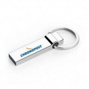 Visuel Clé USB Métal Anneau