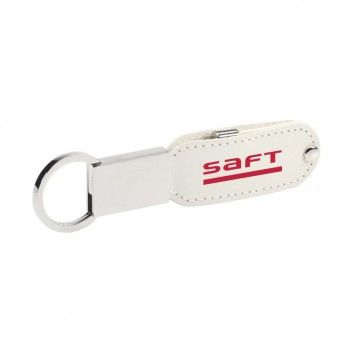 Miniature 2 pour Clé USB Cuir Anneau Métal