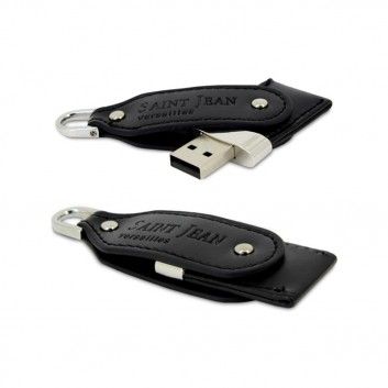 Miniature 2 pour Cle USB Cuir Pivotante