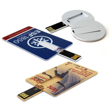 Étui carte USB publicitaire, Porte clé USB carte de visite