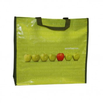 Miniature 2 pour Sac Cabas Polypropylène Tissé avec logo 36 x 32 x 12