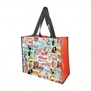 Visuel Sac Cabas Personnalisé Polypropylène Tissé 42 x 32 x 16
