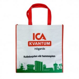 Visuel Sac Cabas Polypropylène Tissé avec logo 36 x 32 x 12 - ECO