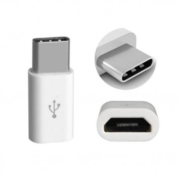 Miniature 1 pour Adaptateur Micro USB vers Type-C