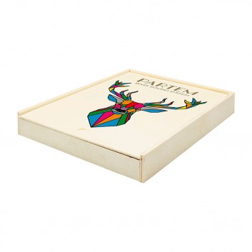 Miniature 2 pour Boite Bois pour Carnet