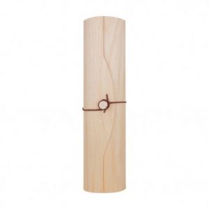 Visuel Boite Bois Ronde Bouteille de Vin