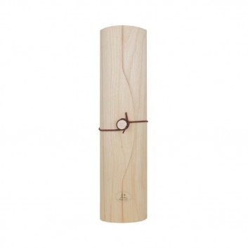 Miniature 3 pour Boite Bois Ronde Bouteille de Vin