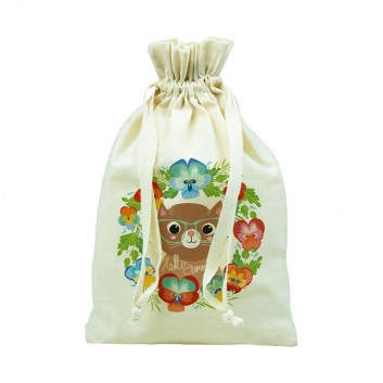 Miniature 2 pour Lot de 10 sacs coton 15 x 21 cm