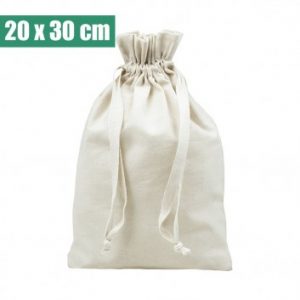 Visuel Lot de 10 sacs coton 20 x 30 cm
