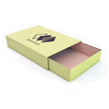 Miniature 1 pour Boite en Carton Rectangle avec Tiroir Coulissant