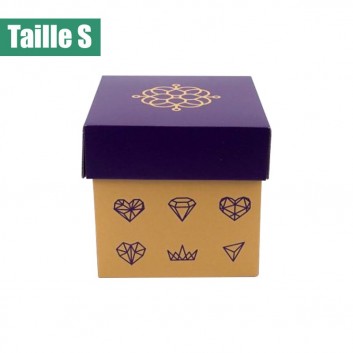 Miniature 2 pour Petite Boite Carton Cube avec Couvercle