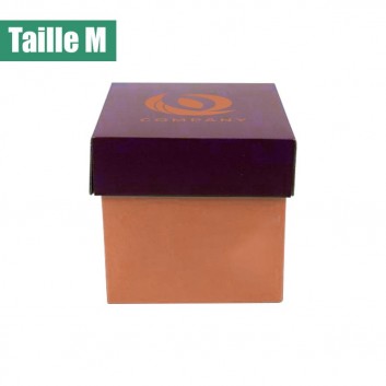 Miniature 1 pour Boite en Carton Cube avec Couvercle