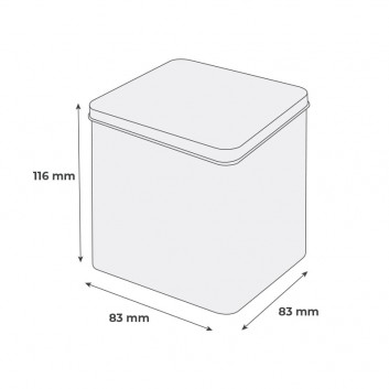 Miniature 2 pour Boite Aluminium Carré Haute