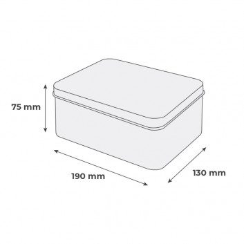 Miniature 2 pour Grande Boite Métal Rectangle