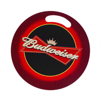Miniature 1 pour Coussin de stade rond noir 10mm avec poignée