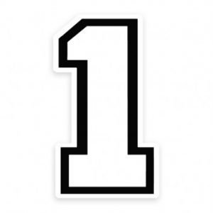 Visuel Chiffre 1 supporter