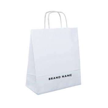 Miniature 1 pour Petit Sac Papier Blanc Personnalisable