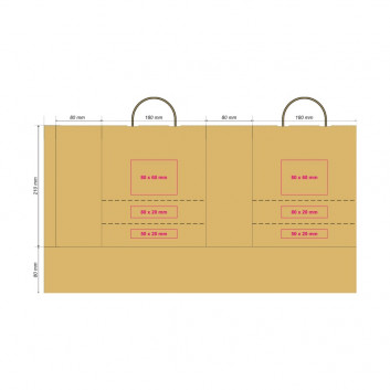 Miniature 3 pour Petit Sac Papier Blanc Personnalisable