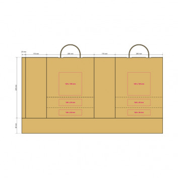 Miniature 4 pour Sac Papier Blanc Publicitaire