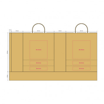 Miniature 4 pour Sac en Papier Blanc Boutique