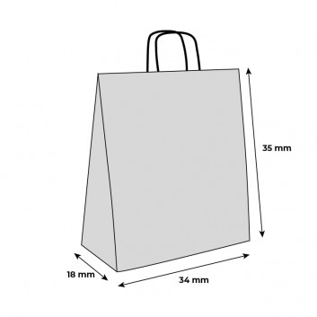 Miniature 2 pour Sac Papier Kraft avec Logo