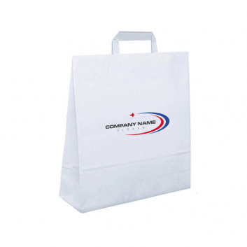 Miniature 4 pour Sac en Papier Blanc Moyen
