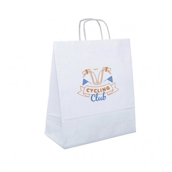 Miniature 3 pour Sac Papier Blanc Grande Taille