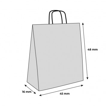 Miniature 2 pour Sac Papier Blanc Grande Taille