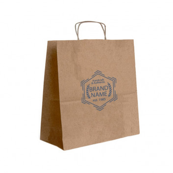 Miniature 4 pour Sac Papier Kraft Grande Taille
