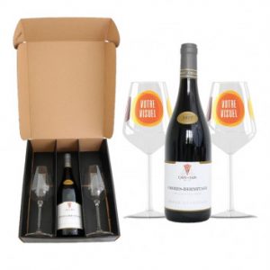 Visuel Coffret verre à vin Crozes-Hermitage
