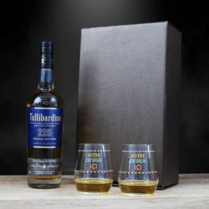 Visuel Coffret verre avec Whisky Tulllibardine 225