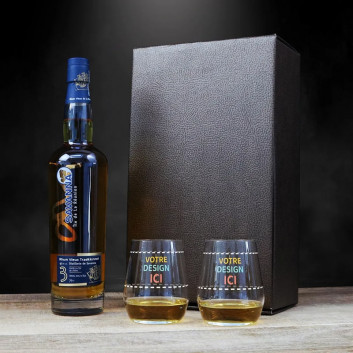 Miniature 1 pour Coffret verre avec Rhum Savanna