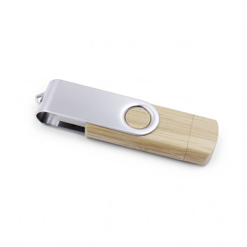 Miniature 4 pour Clé USB bois pivotante métal double connective