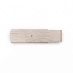 Visuel Clé USB bois  pivotante double connectivite