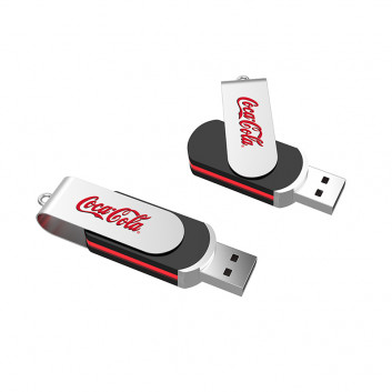 Miniature 1 pour Clé USB ronde pivotante