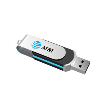 Miniature 4 pour Clé USB ronde pivotante