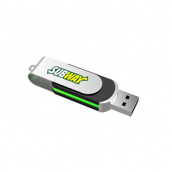 Miniature 5 pour Clé USB ronde pivotante