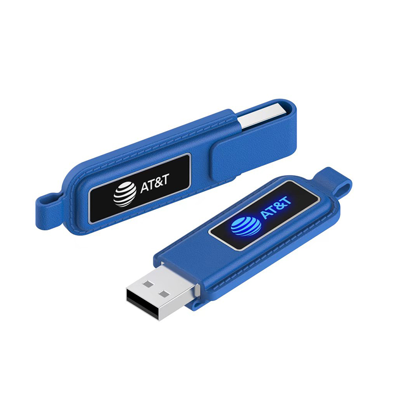 Miniature 8 pour Clé USB cuir LED