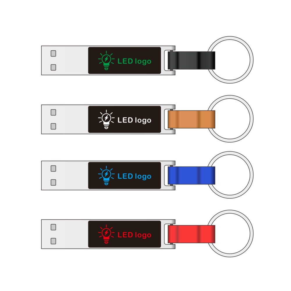 Miniature 1 pour Clé USB Stick LED porte-clés