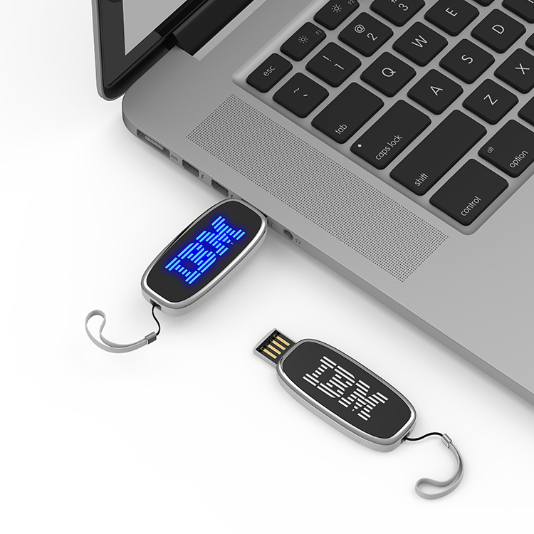 Miniature 11 pour Clé USB LED ovale
