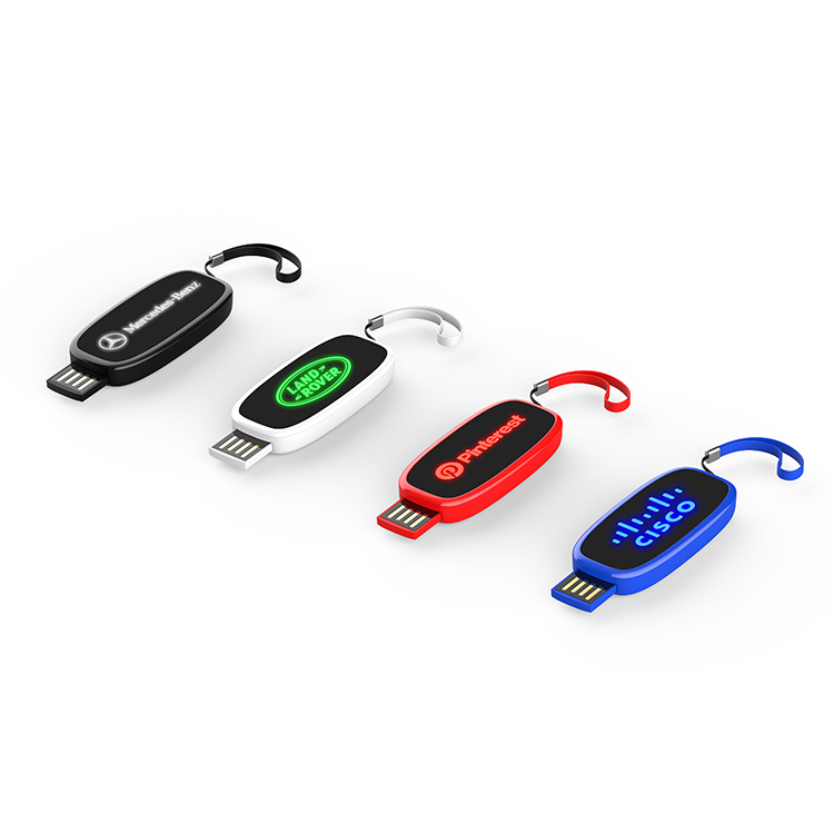 Miniature 1 pour Clé USB LED ovale