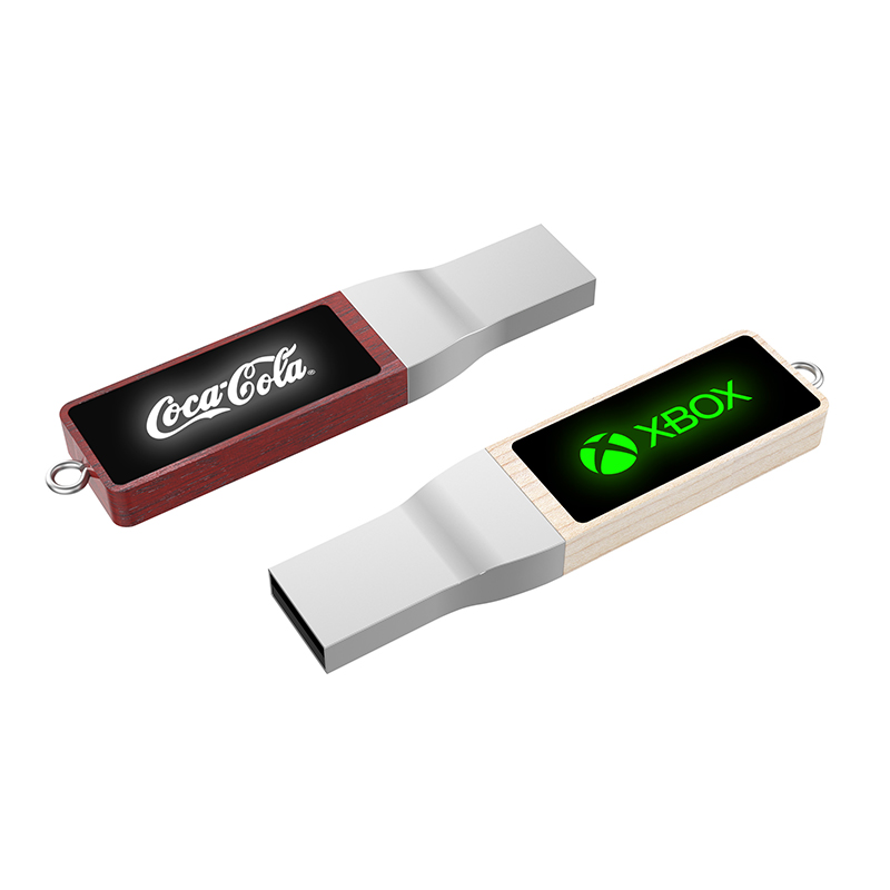 Miniature 8 pour Clé USB LED stick bois