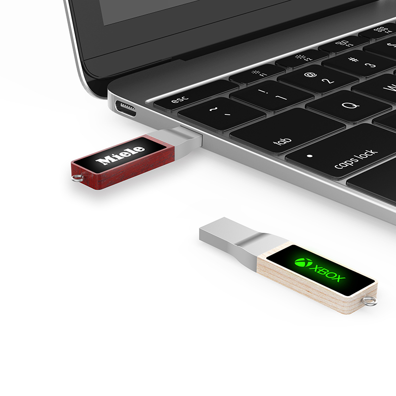 Miniature 5 pour Clé USB LED stick bois