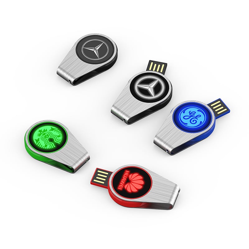 Miniature 5 pour Clé USB LED mini ronde