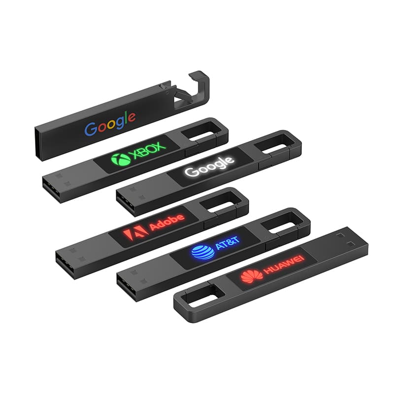 Miniature 4 pour Clé USB LED stick mousqueton