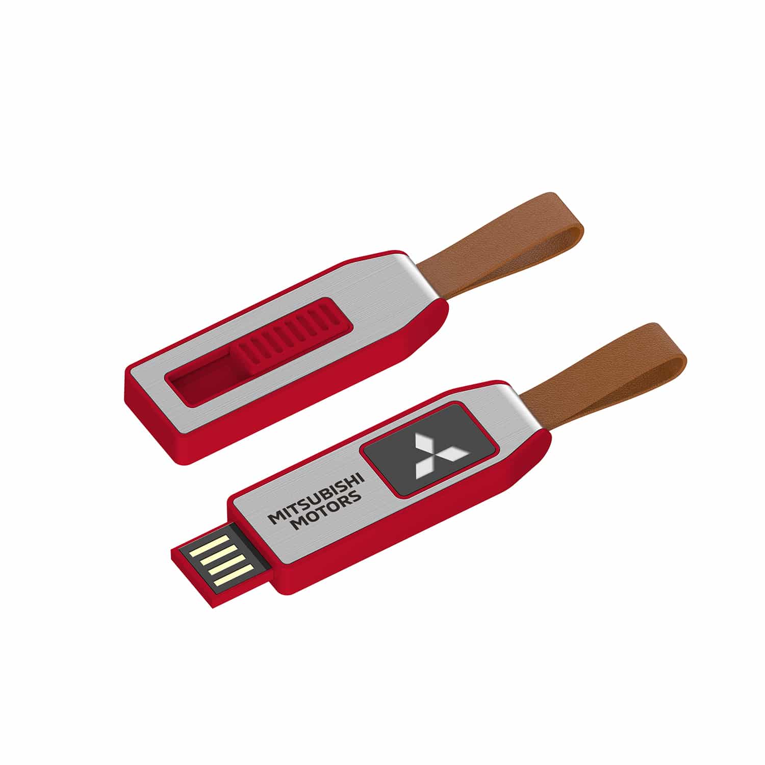 Miniature 5 pour Clé USB LED rétractable lanière