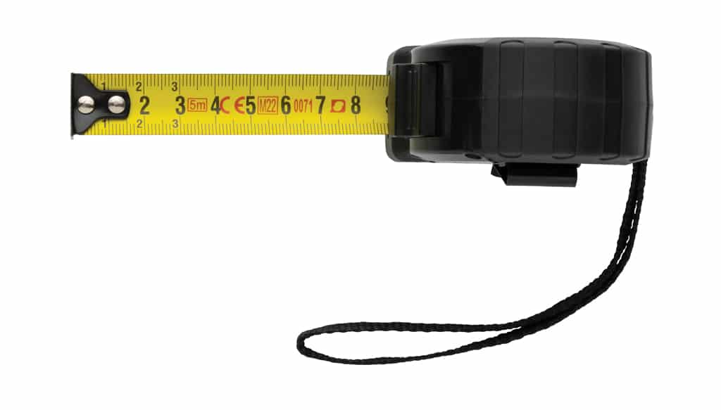 Miniature 5 pour Mètre 5M/19mm en plastique recyclé RCS avec bouton d'arrêt