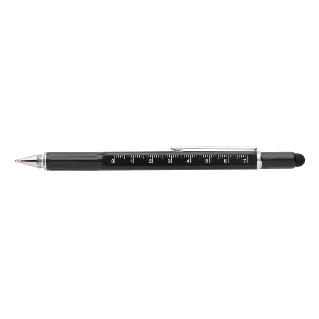 Miniature 5 pour Stylo outil 5 en 1 en aluminium